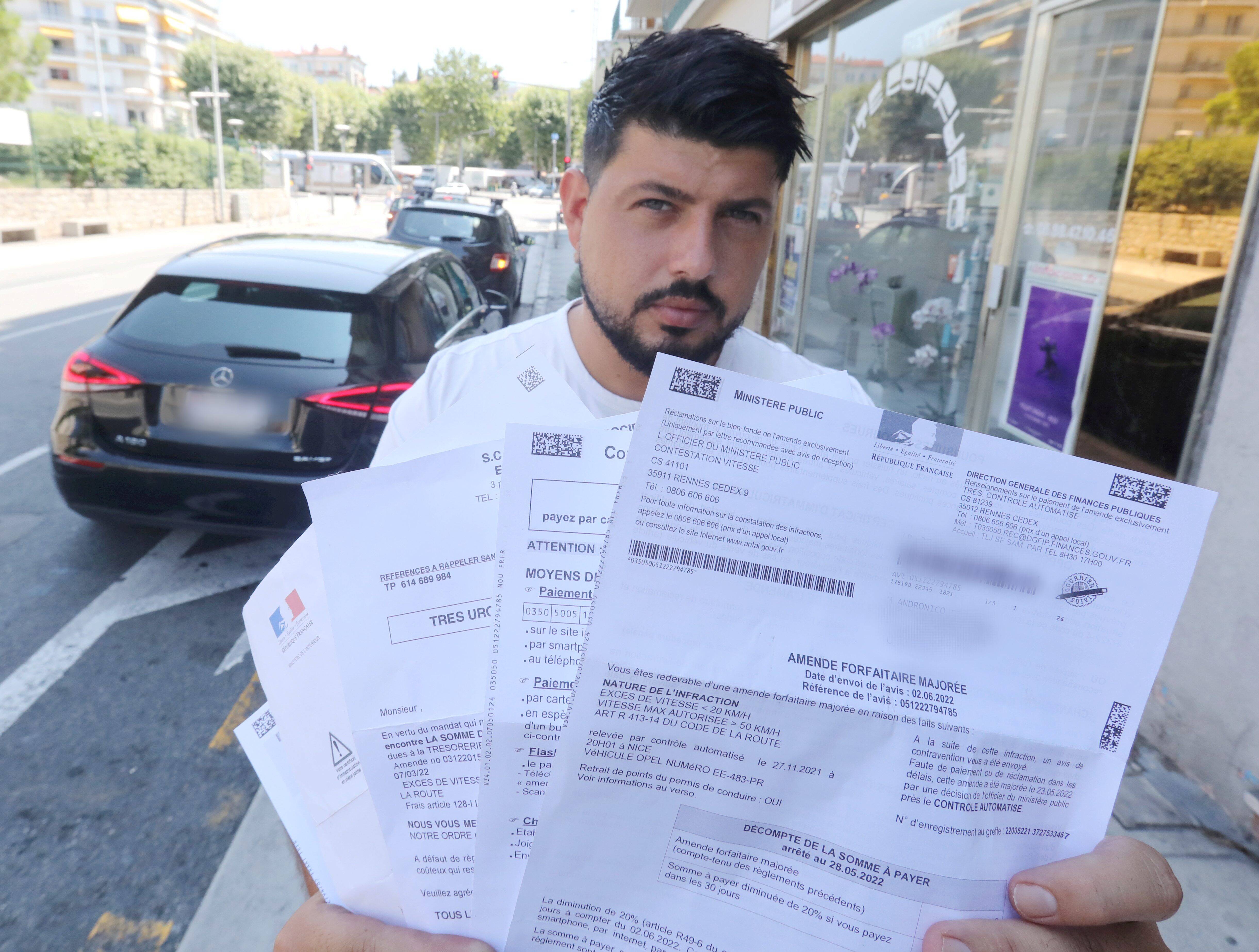 Sa voiture saisie et attribuée à un service de la police nationale, ce coiffeur niçois reçoit régulièrement des PV pour excès de vitesse