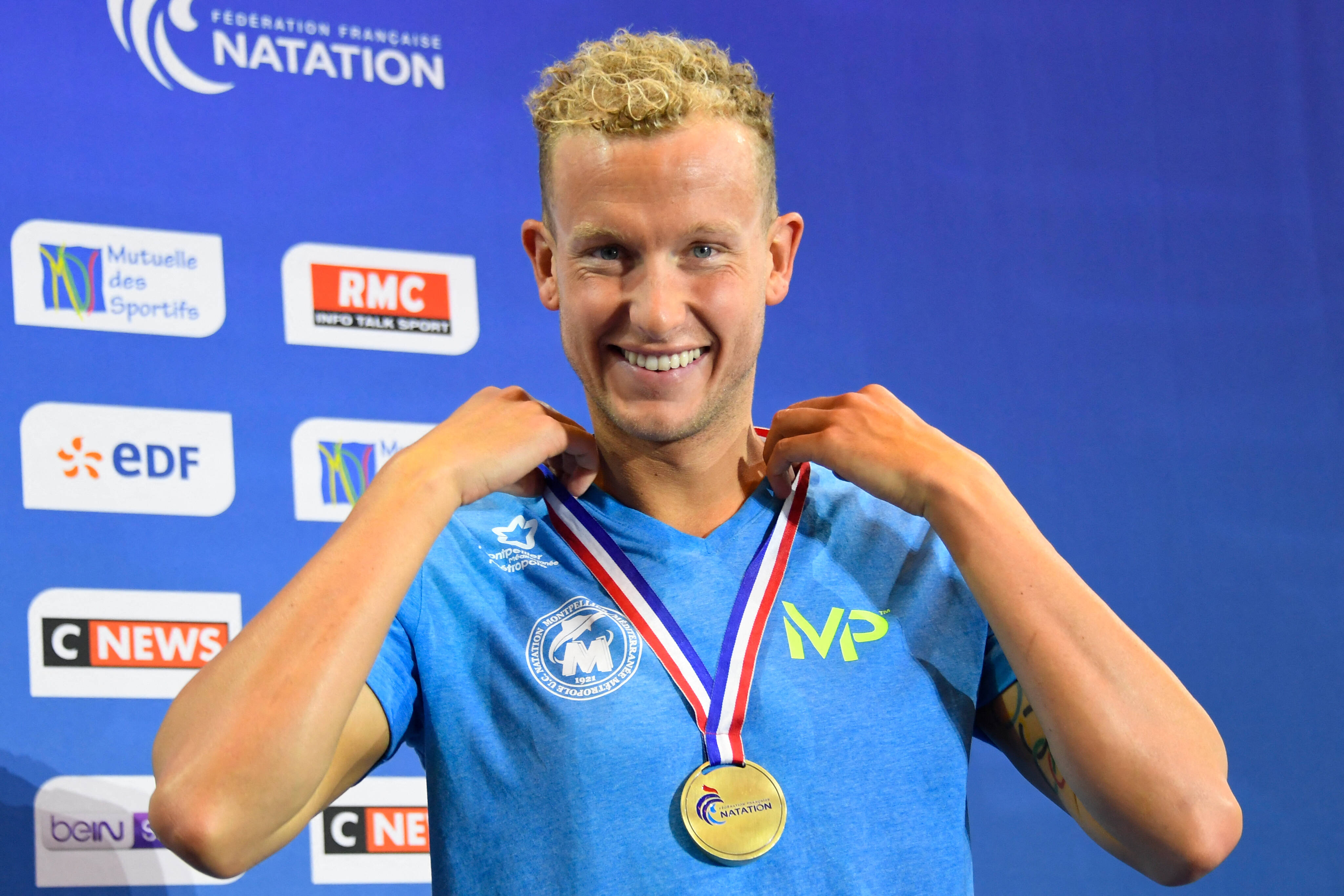 Championnat d'Europe de natation: le nageur varois Damien Joly, décroche une médaille de bronze sur le 1.500m