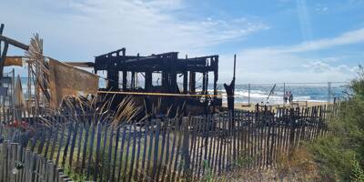 Un bar de plage détruit par un incendie à Pampelonne