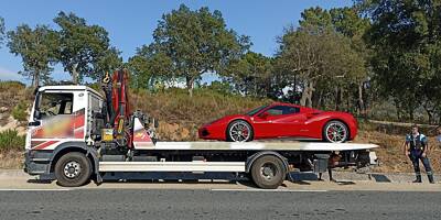 Une Ferrari contrôlée à 179 km/h au lieu de 90 sur la D25 au Muy