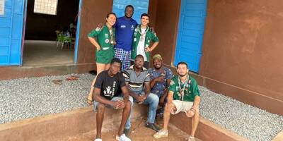 Ces scouts niçois ont financé et participé à la construction d'une bibliothèque au Togo