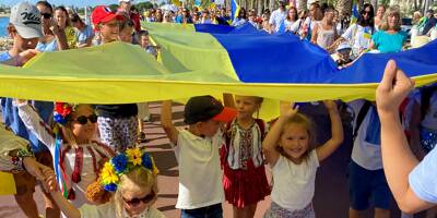 Six mois de guerre, Fête nationale du 24 août... les Ukrainiens ont manifesté à Nice pour l'indépendance de leur pays