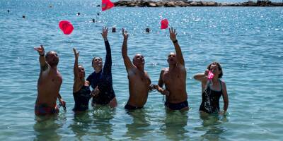 Les nageurs du défi Cors'AR arrivés à bon port à Antibes
