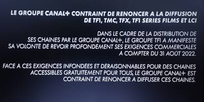 Canal + cesse de diffuser les chaînes du groupe TF1