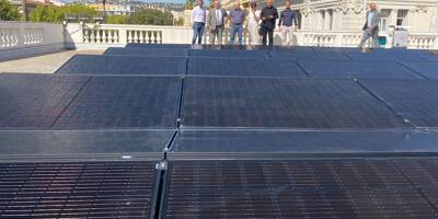 Qu'est-ce que cette verrière photovoltaïque au siège de la CCI à Nice?
