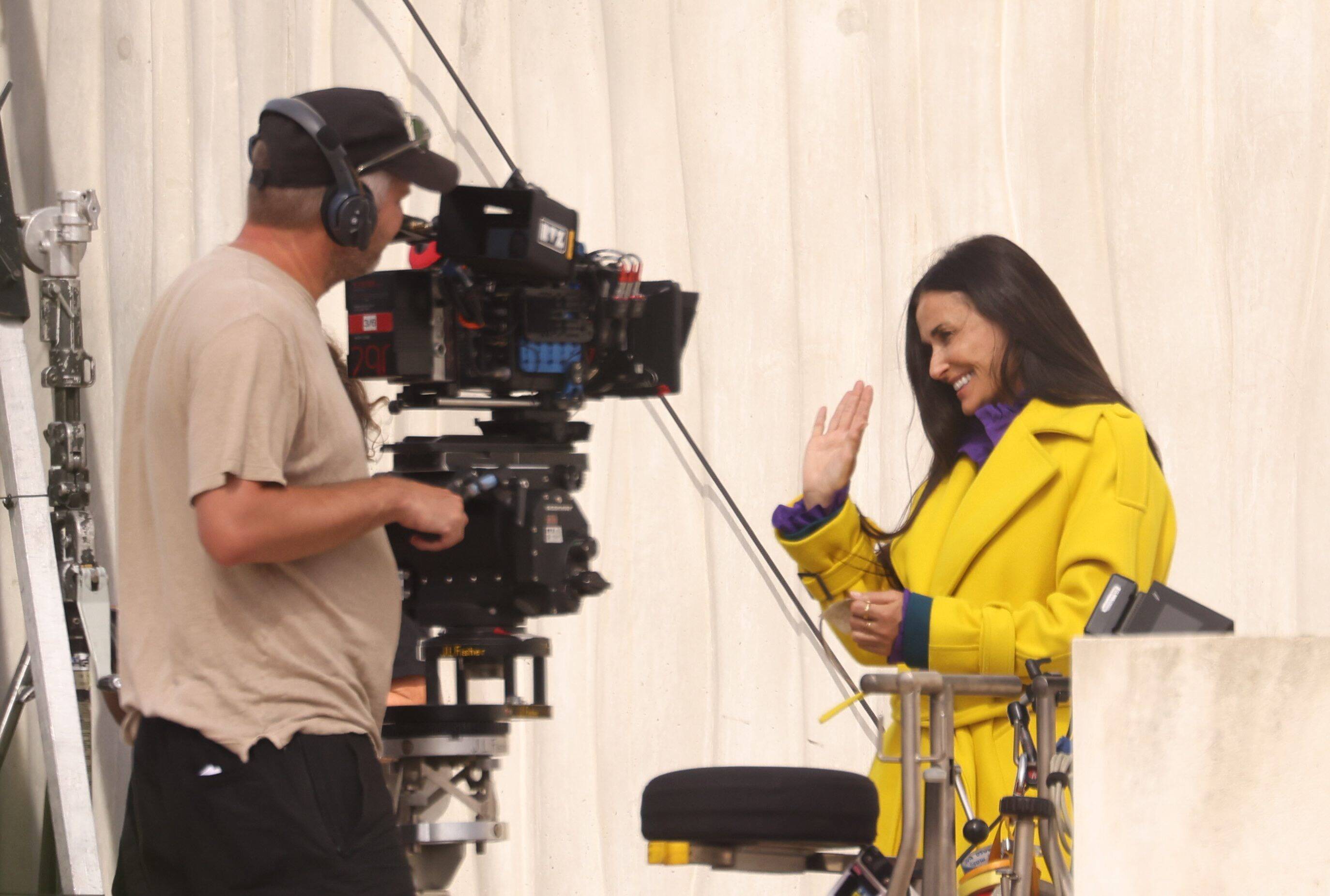 De Carros à Antibes, en passant par Saint-Laurent-du-Var, l'actrice Demi Moore en tournage sur la Côte d'Azur