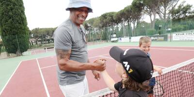 La visite surprise de Yannick Noah au Golf et Tennis Club de Valescure à Saint-Raphaël