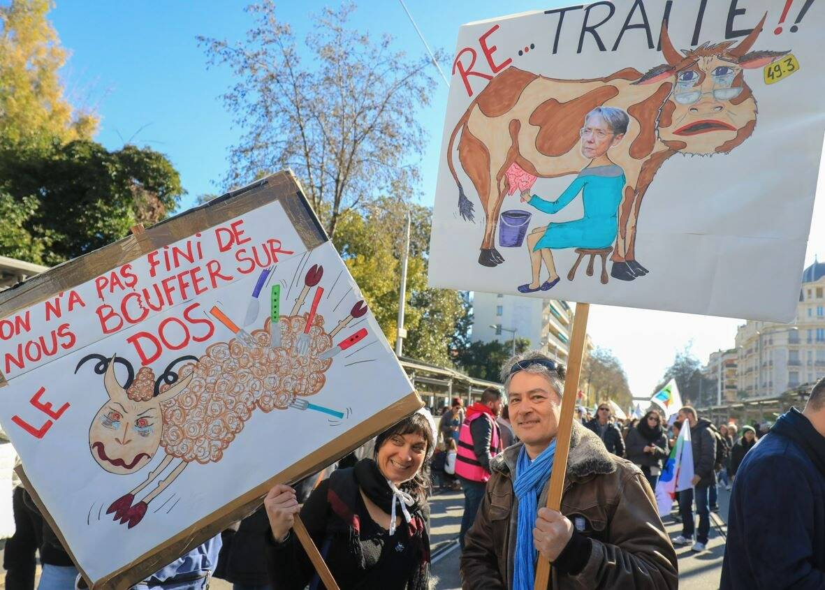"La retraite avant l'arthrite": de Nice à Toulon, ces slogans qui montrent comment la réforme des retraite est chahutée