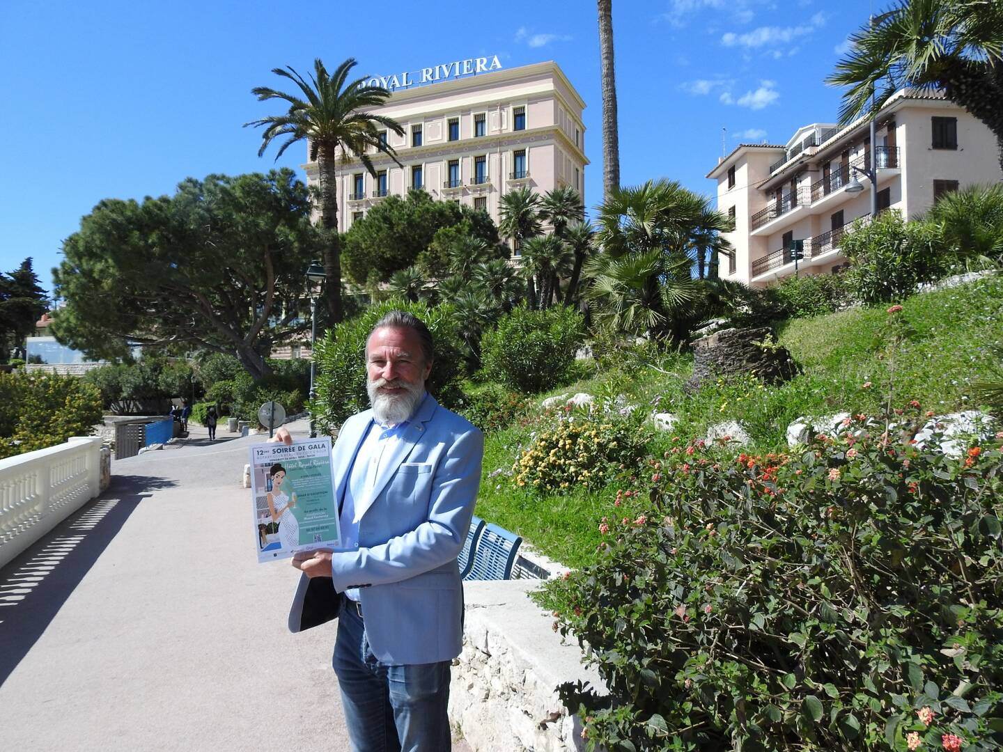 Guillaume Ramey, président du Rotary Beaulieu-Côte d’Azur.  