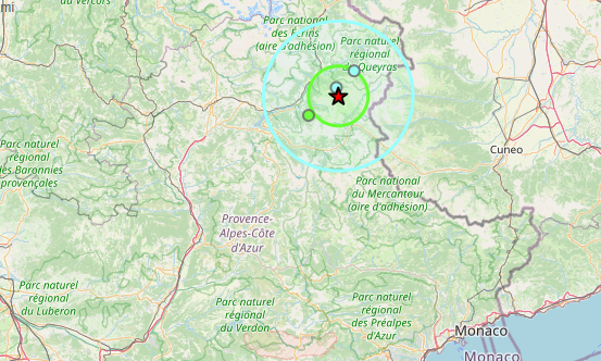 Un nouveau tremblement de terre ressenti jusque dans les Alpes-Maritimes ce samedi