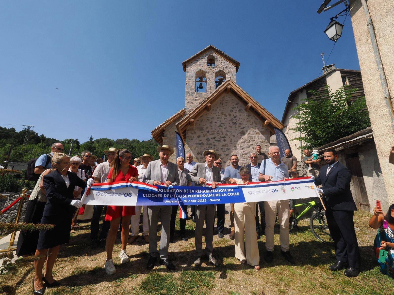 Il menaçait de s'effondrer sur le village: le clocher de l'église a été restauré à Sauze