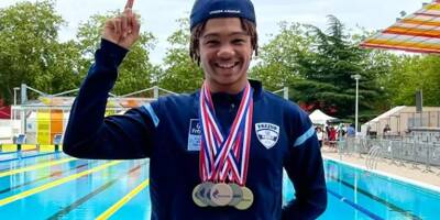 À seulement 15 ans, le nageur de Fréjus Lilian Schlienger enchaîne les performances