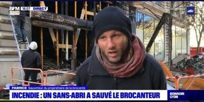 Un SDF fonce dans un brasier pour sauver un homme: une pétition lancée pour demander récompense et logement à Lyon
