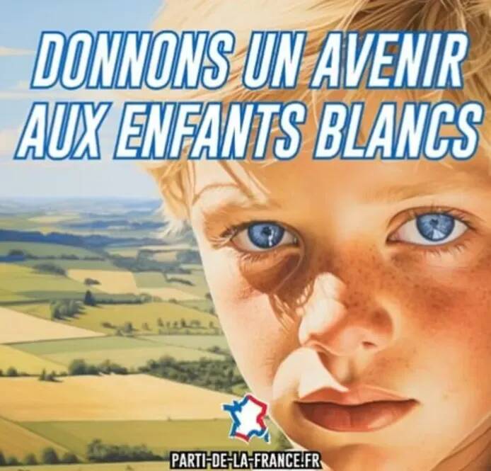 Donnons un avenir aux enfants blancs: une enquête ouverte après la découverte de l'affiche d'un candidat d'extrême droite en Lorraine
