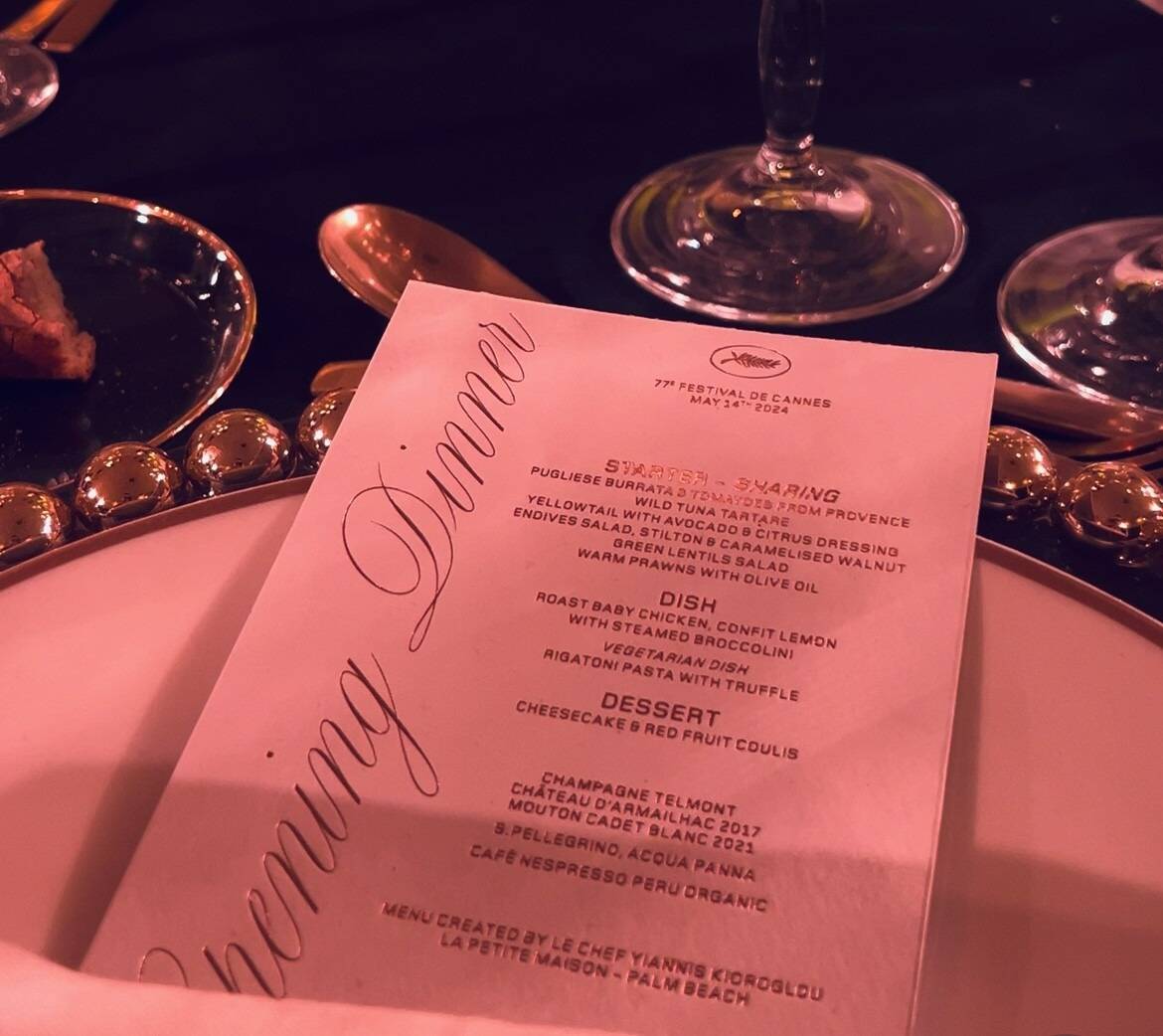 Nous avons participé au dîner d'ouverture du 77e Festival de Cannes... et Zaho de Sagazan nous a livré ses impressions après sa mémorable prestation