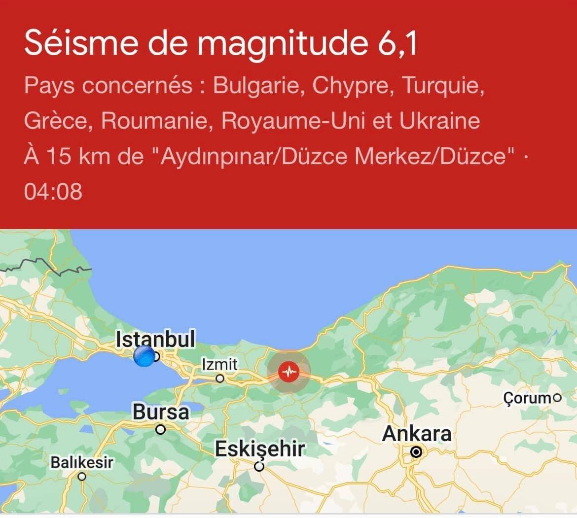 Ville De Turquie En 3 Lettres Un séisme de magnitude 6,1 secoue le Nord-Ouest de la Turquie, 50 blessés -  Nice-Matin