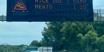 Près d'une heure de trajet pour faire Antibes-Nice: la circulation à nouveau perturbée ce midi en raison d'un accident sur l'A8