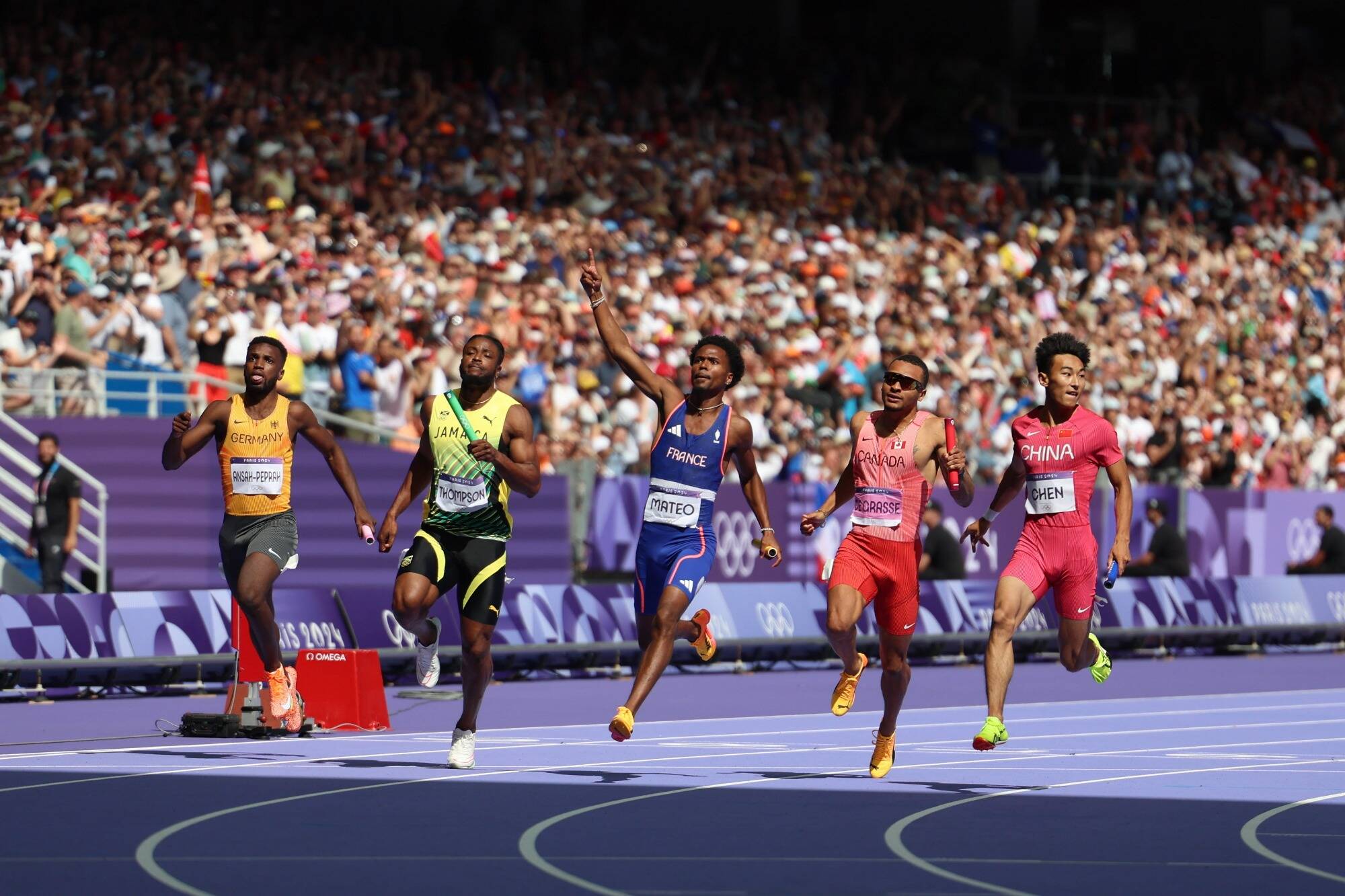 JO-2024: Le Cannois Méba-Mickael Zézé s'est qualifié pour sa première finale olympique avec le relais 4X100 m