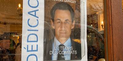 Près de 200 personnes ont fait le déplacement pour voir Nicolas Sarkozy à Sainte-Maxime ce dimanche