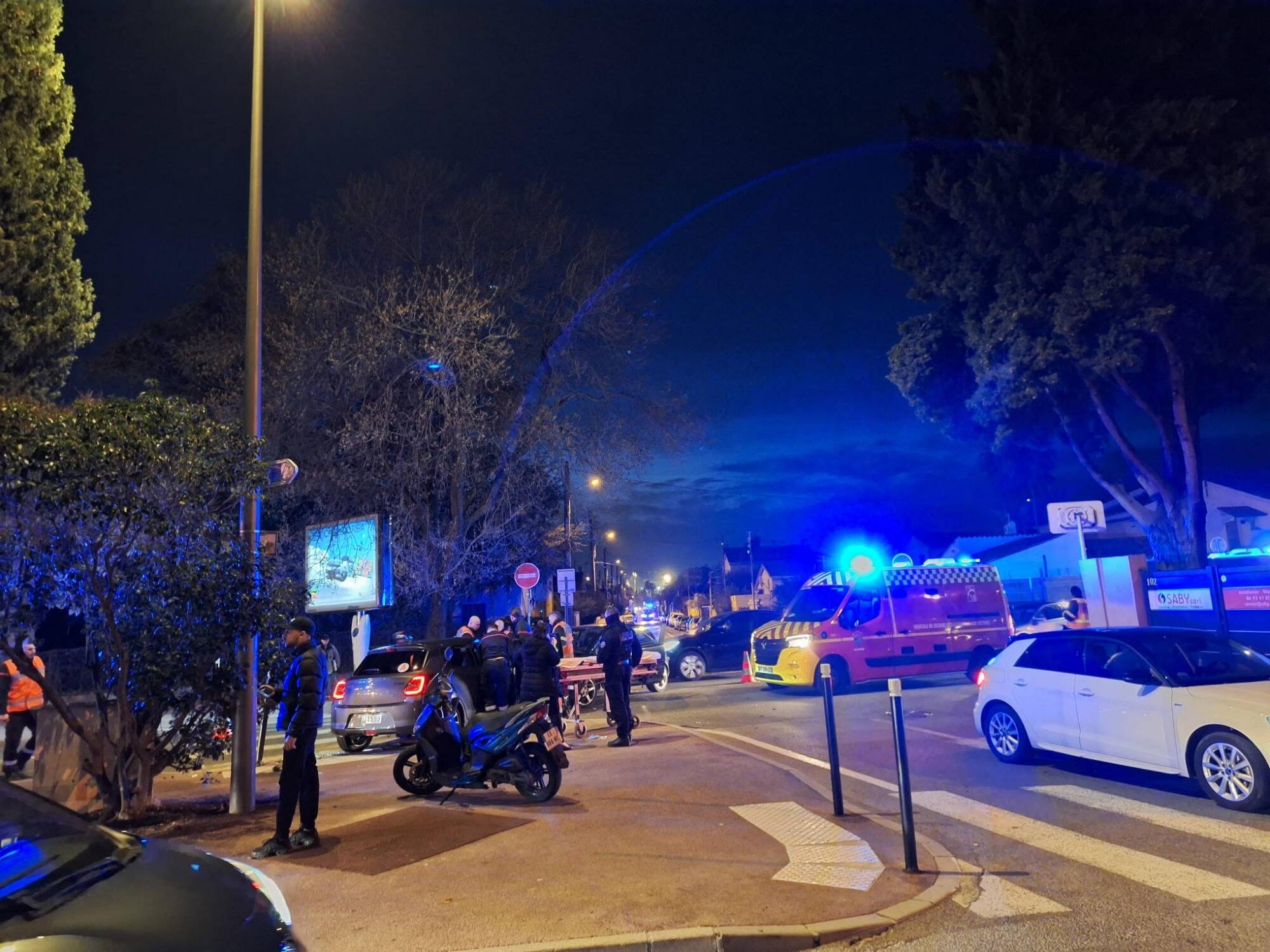 Une collision entre deux voitures fait plusieurs blessés légers à Cannes