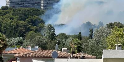 Violent incendie à Cagnes-sur-Mer: des habitants du secteur pris en charge par les services de secours