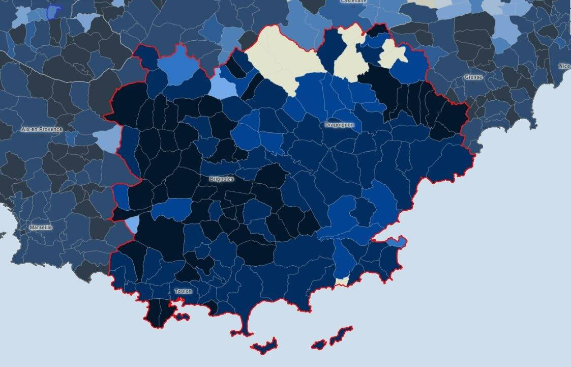 Le taux d'incidence dépasse 1.000 dans un tiers des communes du Var, on fait le point